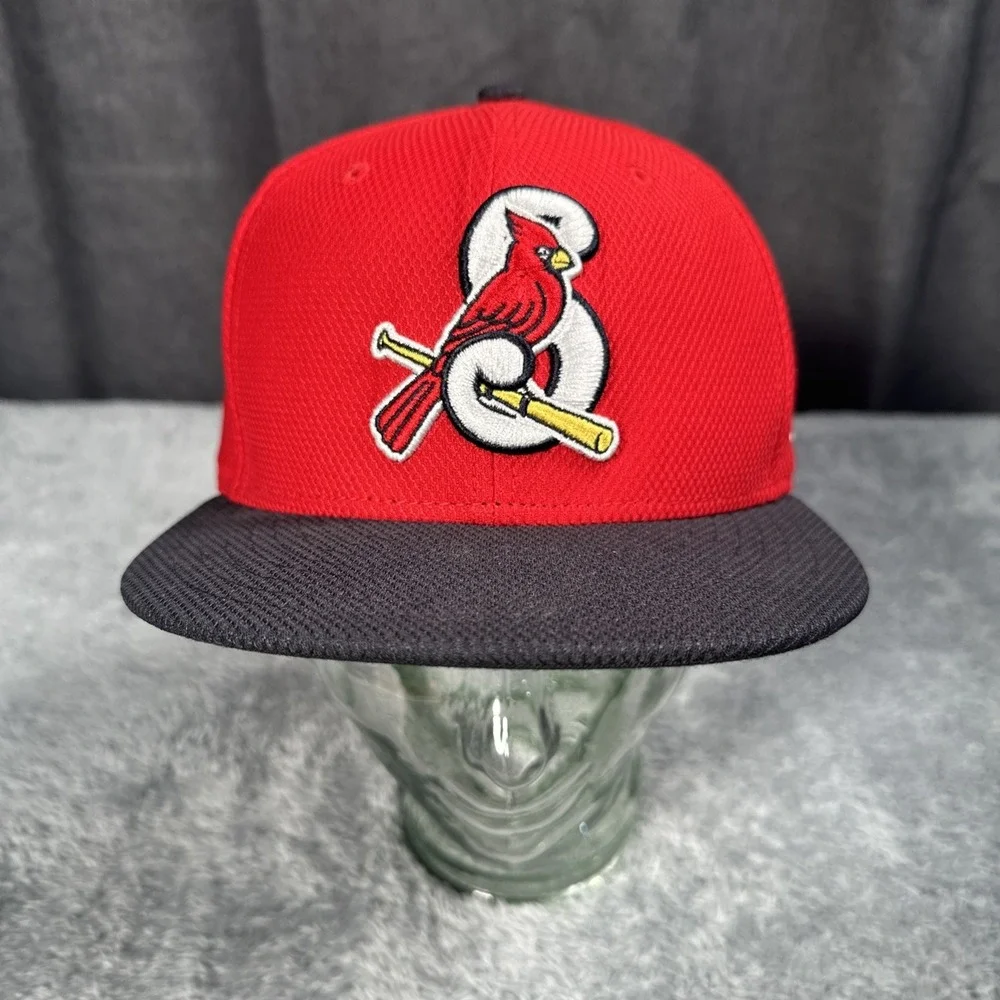 New Era Springfield MO Cardinals St. Louis STL 59FIFTY Fitted Red Size 7 3/8 Hat